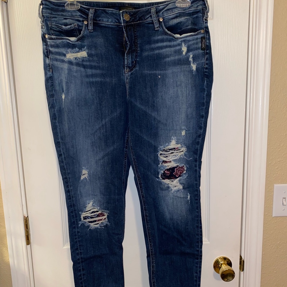 Silver jeans